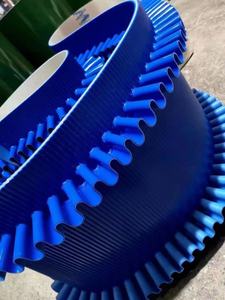 Fabricante de cintas transportadoras Cinta transportadora de PVC PU de pared lateral corrugada de grado alimenticio - Product Image 6