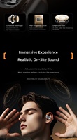 Écouteurs intra-auriculaires avec affichage numérique LED, réduction du bruit, appels vocaux, son HiFi, sensation stable, port ouvert, appels vocaux HD, écouteurs à 360 degrés