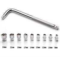 Kit de 46 Pièces 1/4" Outils Ménagers et Auto en Acier Très Vendu Clés à Douille et à Cliquet Ensemble d'Outils Manuels pour Réparation Automobile