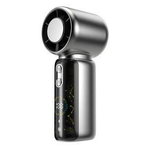 Digital Display DC Motor 5V 3000mAh Outdoor Strong Wind Mini <b>Fan</b> Handheld High Speed USB <b>Rechargeable</b> Wireless Handhold <b>Fans</b> - Product Image 2