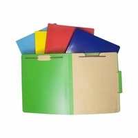 Vente flash : Dossiers de présentation bleus personnalisés, tailles disponibles pour l'école et le bureau, fabriqués en papier durable