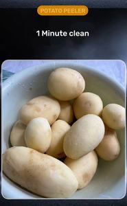 เครื่องล้างและปอกมันฝรั่ง เครื่องหั่นเผือก เครื่องปอกและหั่นมันฝรั่ง เครื่องทำความสะอาดแครอทและมันฝรั่ง งานฝีมือเยอรมัน - Product Image 5