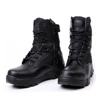 Bottes tactiques montantes pour hommes Delta Desert, imperméables, respirantes, écologiques, anti-odeurs, 100 % polyester, chaussures de randonnée