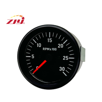 ZJY Tachometer Gauge Universal Berkualitas Tinggi Baru 0-3500 RPM 80mm OE 333035001