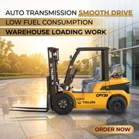 Chariot élévateur GPL haute performance de 3 tonnes avec moteur Nissan du Japon, norme EPA américaine, chariot élévateur à essence de 3000 kg pour utilisation en intérieur