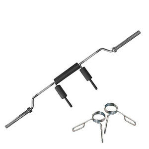 भारोत्तोलन और फिटनेस प्रशिक्षण के लिए स्टील बारबेल - Product Image 5