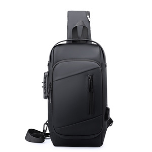 Nuovo da <span class=keywords><strong>uomo</strong></span> Multi-funzionale Casual antifurto borsa da moto sport in vita borsa con chiusura a cerniera <span class=keywords><strong>tracolla</strong></span> a <span class=keywords><strong>tracolla</strong></span> - Product Image 6