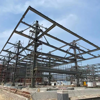 Structure en acier préfabriquée de nouveau style pour le garage d'entrepôt de maison et le bâtiment en métal d'atelier