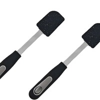 Spatule en silicone avec poignée en acier inoxydable et TPR, résistante à la chaleur, compatible lave-vaisselle, pour mélanger la crème et les pâtisseries