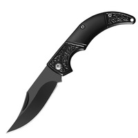 Vouwmes van roestvrij staal 3CR13, mini, volledig stalen patroon, outdoor, doe-het-zelf, draagbaar, fruit & uitpakken, express OEM