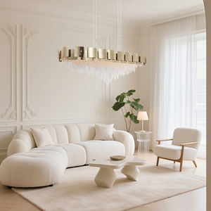 Grande Décoration de Haute Qualité pour Restaurant, Hôtel, Salle à Manger, Salon, Plafond Pendentif en Cristal de Luxe, Lustre Moderne - Product Image 5