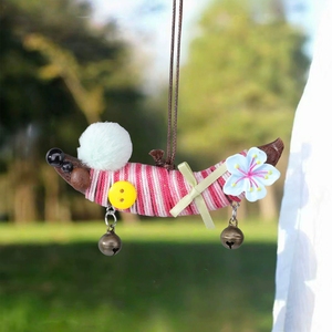 Wholesale Handicraft DIY Crescent Shaped Fruit Shell Accessory Kit Handmade Hanging Pendant For Gift And Home Decoration - Product Image 5