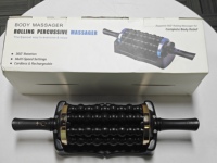Masseur électrique à percussion pour tout le corps, rouleau de massage profond pour la récupération musculaire, rouleau facial pour le yoga, massage par percussion