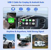 Kabel Pengisian Cepat USB TYPE C Berbahan Nilon Terbaru 1M 2M 3M Kabel Data Pengisian Daya Ponsel Android untuk iPhone 15 16