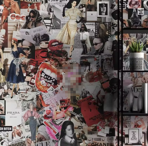 Fashion Magazine Cut <span class=keywords><strong>Photo</strong></span> Collage Peintures Murales Papier Peint 3d - Product Image 4