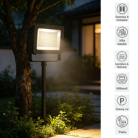 Reflector LED para Exteriores de 70W, IP65 Impermeable, con OUTLUX E048EI, Aluminio, 3 Años de Garantía, EMC, LVD, CE, UKCA