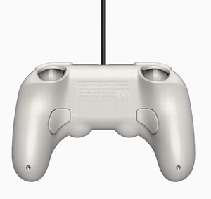 Manette filaire 8Bitdo Pro 2 82BD édition blanche rétro, contrôleur de jeu USB compatible avec PC et consoles. - Product Image 3