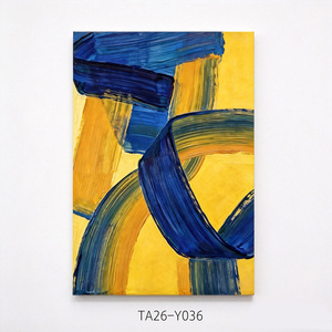 Quadro su Tela Astratto Minimalista Contemporaneo, Dipinto Moderno Incorniciato per Soggiorno - Product Image 6