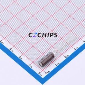 Condensateur électrolytique en aluminium à montage traversant OLKB1101H470MF, montage traversant, D5xL11mm 47uF 20% 50V 215mA-100kHz - Product Image 1