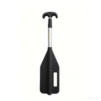 Pagaie d'urgence universelle télescopique en alliage d'aluminium - Pagaie pliable pour kayak pour lacs et rivières - Accessoire de sécurité pour bateau