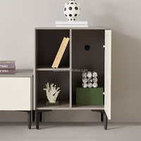 Meuble TV Quanu DW1166A pour salon, nouveau design, avec rangement, pieds en métal, style moderne.