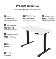Table de bureau debout Escritorios Modernos Para Habitacion cadre de bureau meubles support bureau