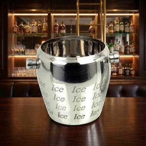 Stainless Steel Farmhouse Floral Durable 5L Large Capacity Double Wall Insulated <b>Ice</b> <b>Bucket</b> Mayur Exports Hotels Bars Parties - Product Image 3