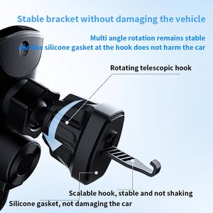 Soporte Universal Inteligente para Teléfono Móvil con Cargador Inalámbrico para Automóviles, Soporte para Teléfono Móvil con Carga Inalámbrica Inteligente para Automóviles - Product Image 3