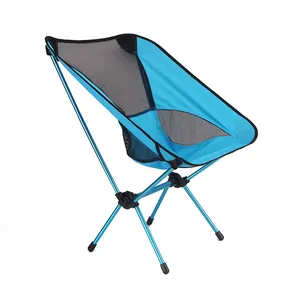 Chaise pliante portable légère en aluminium pour l'extérieur Chaise pliante de camping de plage Chaise de camping personnalisable