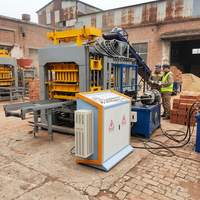 Machine automatique de fabrication de briques en ciment QT8-15, machine de fabrication de blocs de ciment emboîtables, machine de fabrication de briques creuses, prix
