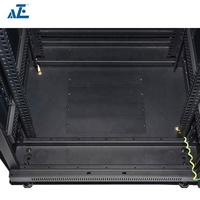 Armoires réseau 19 pouces 18U 19 pouces 22U 27U 42U Boîtier de rack de serveur debout avec porte en verre avant verrouillable