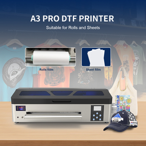 Impresora <span class=keywords><strong>A3</strong></span> Xp600 de doble cabezal Dtf, máquina impresora con logotipo de ropa, etiqueta de 30cm, impresora <span class=keywords><strong>A3</strong></span> Dtf con 2 cabezales de impresión Xp600, transferencia de impresión - Product Image 3