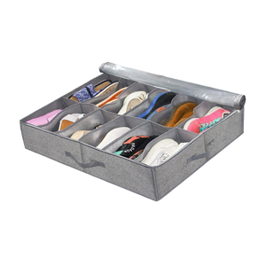 Hoge kwaliteit op maat gemaakte opbergzak onder het bed, opvouwbaar lade compartiment, niet-geweven opbergorganizer voor schoenen onder het bed - Product Image 2