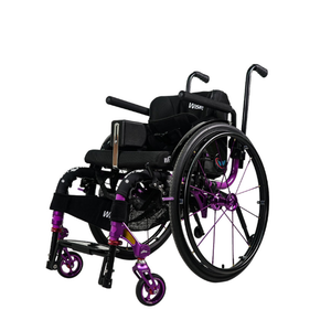 Silla de ruedas rígida deportiva manual autopropulsada pediátrica de fibra de carbono HEDY CW03 para discapacitados con necesidades especiales, niños y niños - Product Image 1