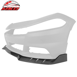 เหมาะสำหรับ Dodge Charger 15-23 ชุดแต่งกันชนหน้าลายคาร์บอนไฟเบอร์ 3 ชิ้น สไตล์ IKON วัสดุ ABS อะไหล่รถยนต์ อุปกรณ์ตกแต่งรถยนต์ - Product Image 6