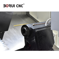 Tour à lit incliné CNC de haute précision BR570D avec une précision de positionnement de ±0,05 mm pour la fabrication de composants de précision