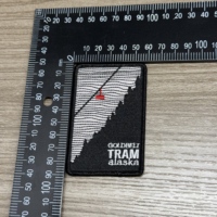 Adventure Scenic Patch thermocollant brodé Nature Travel Badge avec coeur Alphabet Flower Shape Twill Fabric