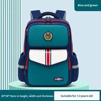 Tas punggung lunak anak-anak, ransel Sekolah Dasar Softback tahan Air uniseks, sabuk bantalan udara, penutup ritsleting, kanvas kelas 20L 1-6