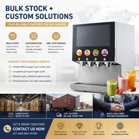 Fabrieksdirect fruitconcentraat sapdispenser commerciële sapdispenser aangepaste logo & smaak stickers 220V