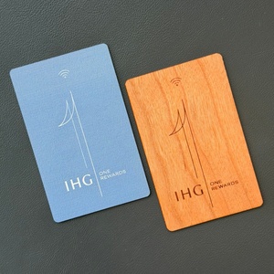 Cartes-clés d'hôtel en bois de bambou étanches, <span class=keywords><strong>anti</strong></span>-pliage, avec gravure laser et impression RFID, <span class=keywords><strong>puce</strong></span> ultralégère 13,56 MHz 1K pour chambres d'hôtel - Product Image 4
