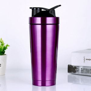 500ml <b>Double</b> <b>Wall</b> Stainless Steel Protein Shaker Vacuum Flasks with Stainless Steel Ball - Product Image 2