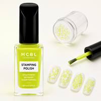 Vernis à ongles UV liquide pour manucure quotidienne, gel de stamping, design longue durée, écologique, pour motifs géométriques simples