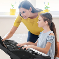 Factory Direct Wholesale 61-Key Electronic Keyboard -Lightweight Portable with LED Display - Musical Keyboard Instruments