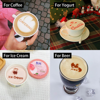 Mesin Printer Makanan WISEPRINT DIY Portabel Bertenaga Baterai 600dpi Tinta Cepat Kering Mesin Pencetak Kopi Printer Inkjet Kue Yogurt