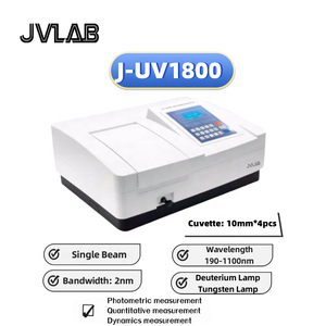 Spectrophotomètre UV-Vis à Faisceau Unique 2nm Spectrophotomètre Visible JVLAB J-V1800/J-UV1800 190-1100nm Réseau 1200 Lignes/mm PC - Product Image 6