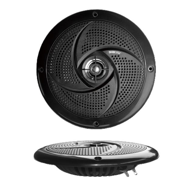 High Power IPX4 Waterproof Loudspeaker RGB LED Lighting DC12V White/Black Plastic Yachts/Large Ships MINGLAN Brand CE ROHS