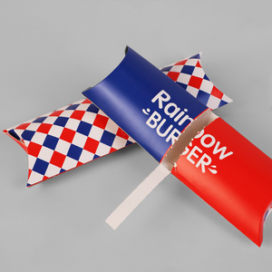 Boîte d'emballage <span class=keywords><strong>alimentaire</strong></span> jetable biodégradable personnalisée avec logo pour grillades, tartes, burritos, wraps et shawarmas à emporter - Product Image 2
