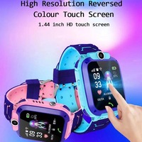 Reloj inteligente para niños Q12 resistente al agua LBS soporte de ubicación hebreo 2G tarjeta SIM escuchar Seguimiento de bebés niños niñas reloj inteligente regalo