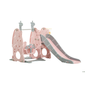 Combinaison de toboggan éducatif en plastique pour l'intérieur des écoles maternelles, idéale pour les résidences et les jardins - Product Image 3