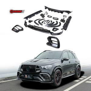 Faldas laterales de labio delantero estilo BB 800, alerón trasero, kit de carrocería de fibra de carbono seco para <span class=keywords><strong>Mercedes</strong></span> Bens Gle SUV C167 GLE53 GLE450 <span class=keywords><strong>GLE350</strong></span> - Product Image 1